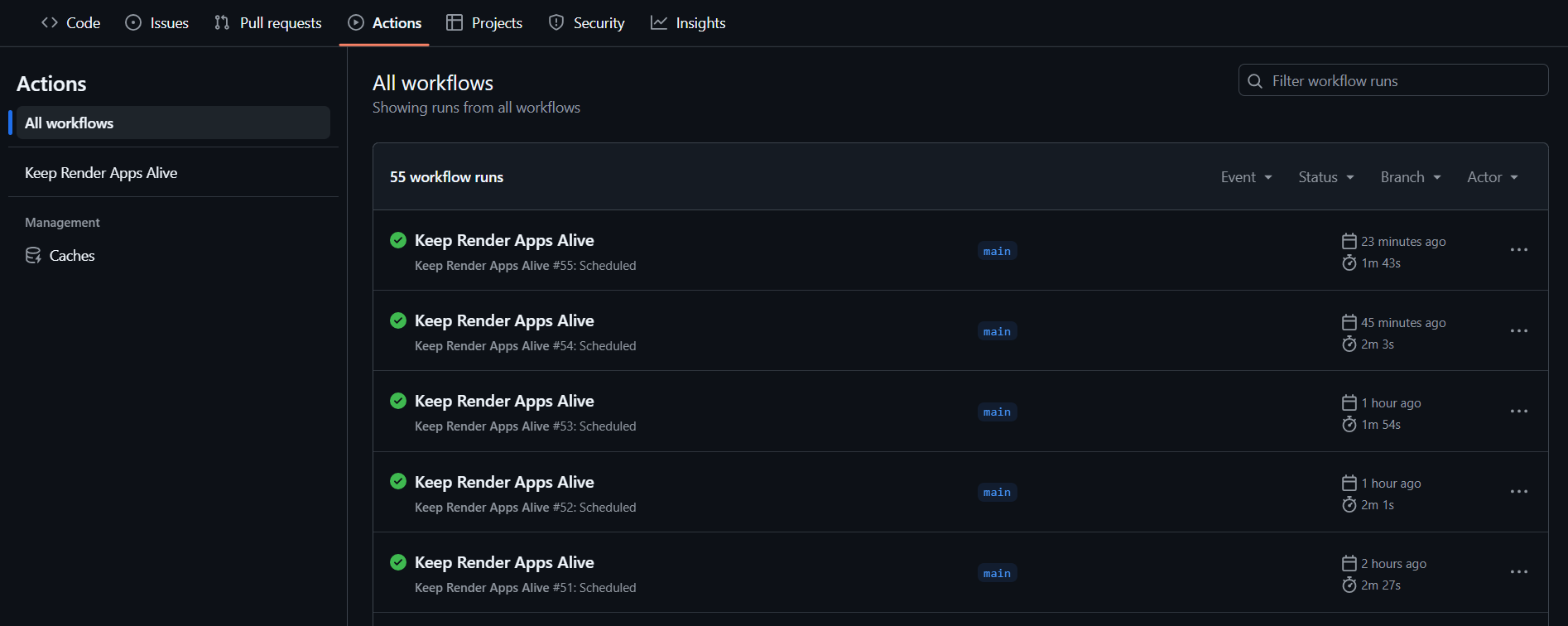 GitHub Actions Workflow
